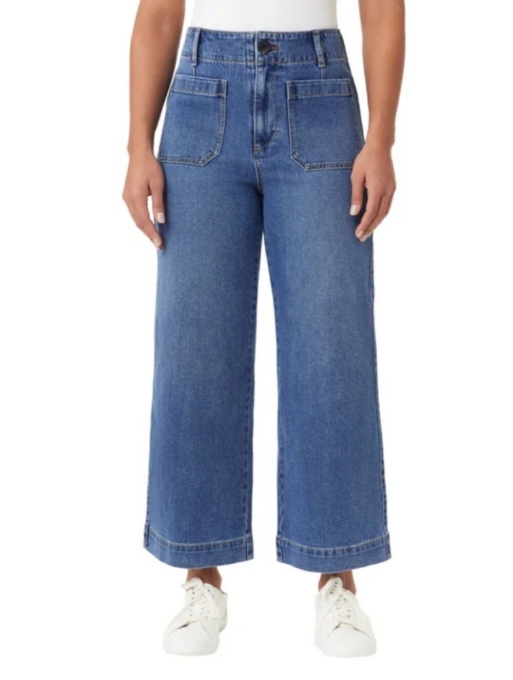 NEW! Scotch & Soda Blue Wide Leg Jean Size 12